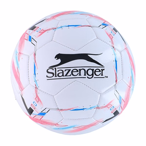 Slazenger futbolo kamuolys, 5 dydis, baltas / rožinis
