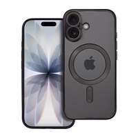 ELECTRO MAG COVER dėklas telefonui su MagSafe suderinamas IPHONE 17 juodas