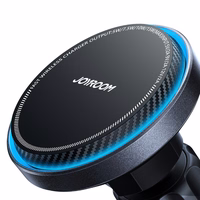 Belaidis automobilinis įkroviklis-laikiklis Joyroom (JR-ZS387) Magnetic (MagSafe 15W) tvirtinamas ant ventiliacijos grotelių juodas