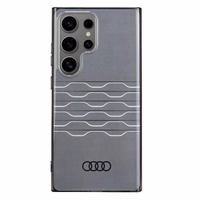 Audi IML Geometrinio rašto dėklas telefonui S24 Ultra S928 juodas/juodas kietas dėklas AU-IMLS24U-A6/D3-BK