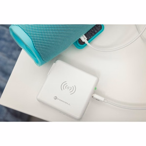 FORCELL F-ENERGY daugiafunkcis įkroviklis 15W 4in1 su USB/USB-C jungtimi, išorine baterija 8000mAh ir belaidžiu įkrovimu