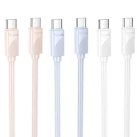Kabelis USB-C į USB-C Hoco 3A 60W 1 m X114 baltas