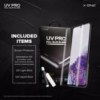 UV PRO Grūdintas stiklas X-ONE - Samsung Galaxy S20 Ultra (dėklo draugiškas)