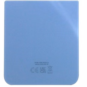Apatinis galinis dangtelis Samsung F721 Z Flip4 5G mėlynas (naudotas Grade C)