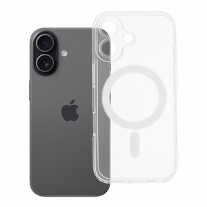 CLEAR MAG COVER dėklas telefonui su kameros apsauga, suderinamas su Magnetiniu IPHONE 17 permatomas