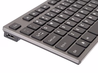 A4Tech KV-300H klaviatūra USB QWERTY Juoda, Pilka