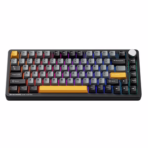 Machenike K600-B82W Belaidė mechaninė žaidimų klaviatūra su apšvietimu GR Silver Switch - juodas