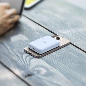 Tech-Protect LifeMag PB11 išorinė baterija su MagSafe 10000mAh 15W USB-C jungtimi - mėlyna + USB-C kabelis