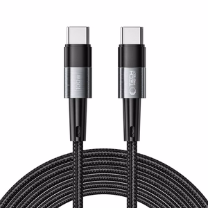 Tech-Protect UltraBoost USB-C / USB-C PD kabelis 100W 5A 3m - pilkas