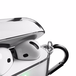 "Puro 0.3 Nude" dėklas "AirPods 4" - skaidrus