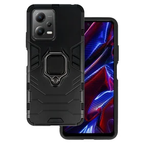 Ring Armor dėklas telefonui Xiaomi Redmi Note 12 5G/Poco X5 juodas