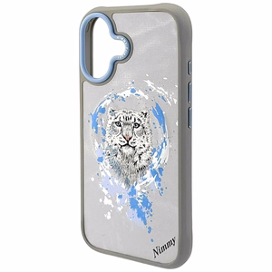 Nimmy Pantera Magnetinis dėklas telefonui iPhone 17 - šviesiai pilkas
