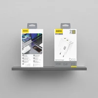 Dudao A28PEU PD 45W GaN 2xUSB Wall Įkroviklis - Baltas