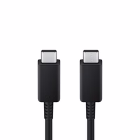 Samsung kabelis USB-C - USB-C 5A 480Mbps 1.8m - juodas (EP-DX510JBEGEU)