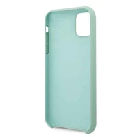 Guess GUHCN58LSLMGG iPhone 11 Pro žalias kietas dėklas Silikoninis Vintage Gold Logo