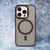 Frozen Magnetinis dėklas telefonui iPhone 12 Pro Max 6,7" juodas