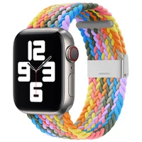 Laikrodžio juosta Apple Watch 38/40/41 mm – pyninė audinio juosta, įvairiaspalvė
