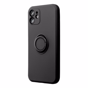 Чехол для Xiaomi Redmi Note 14 4G (GLOBAL - 164,84mm x 78,15mm x 8,16mm) Silicone Ring чёрный