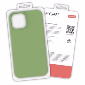 MYSAFE silikoninis Dėklas IPHONE 13 MINI pistacijų BOX