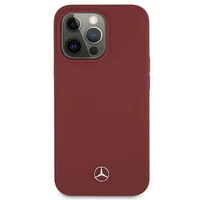 Mercedes Silikoninė Linija Dėklas iPhone 13 Pro / iPhone 13 - Raudonas