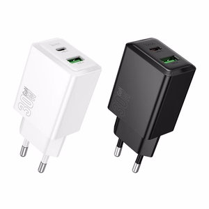 Įkroviklis Hoco N71 (1xUSB-C;1xUSB 30W) juodas