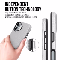 Dėklas Perfectionists Triangle Mag Case Apple iPhone 11 sidabrinis