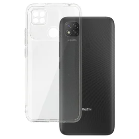Galinis dėklas 2 mm XIAOMI REDMI 9C skaidrus