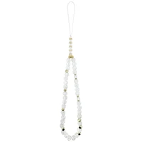 Guess IML Glitters Script Strap MagSafe Case for iPhone 17 Pro Max - Clear