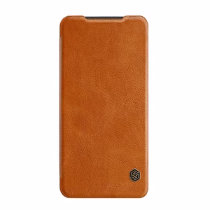 Nillkin Qin dėklas (m) telefonui Iphone 12 Mini rudas