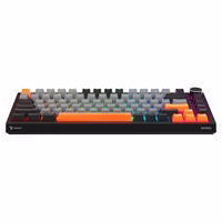 Savio ASTRAL BLACK JADE 3 COLOURS klaviatūra Žaidimams USB QWERTY JAV tarptautinė versija Juoda