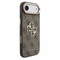 GUESS dėklas telefonui IPHONE 17 Air (PU W/ Big 4G Classic Logo) auksinis ir rudas