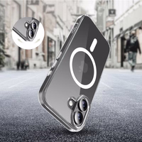 Tech-Protect Flexair Hybrid CC MagSafe dėklas iPhone 17 skaidrus