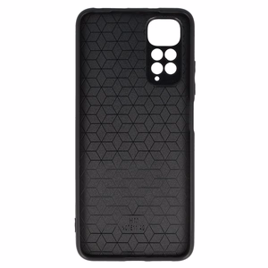 Tel Protect CARBON dėklas telefonui Xiaomi Redmi Note 11 Pro/Note 11 Pro 5G juodas su raudona juostele