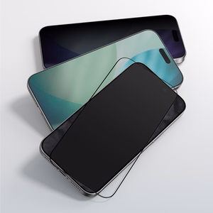 AmazingThing Radix pilnas grūdintas stiklas iPhone 17 Pro telefonui (rinkinys, 2 vnt.)