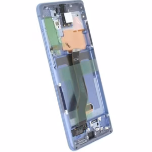 Ekranas Samsung G985F/G986F S20 Plus su lietimui jautriu stikliuku ir rėmeliu Haze Purple originalus (service pack)