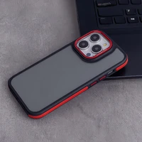 Crystal Black case for Samsung Galaxy S25 Plus red