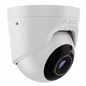AJAX TurretCam IP kamera, 8 MP, 2,8 mm (balta)