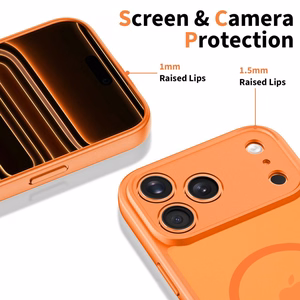 Tech-Protect BasicMag MagSafe dėklas iPhone 17 Pro oranžinis