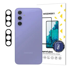 Juodas Wozinsky pilnas kameros stiklas Samsung Galaxy A17 / A17 5G, rinkinys 2