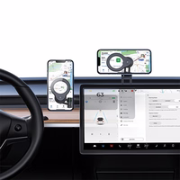 USAMS Sulankstomas magnetinis laikiklis US-ZJ076 prietaisų skydeliui juodas ZJ76ZJ01