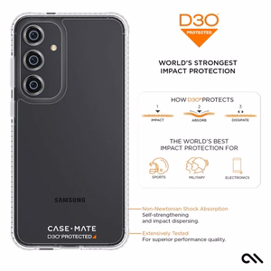 Чехол Case-Mate Ultra Tough Clear D3O для Samsung Galaxy S24+, прозрачный