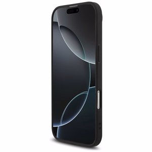 Guess чехол 4G Strap с треугольным логотипом MagSafe для iPhone 17 Air - черный