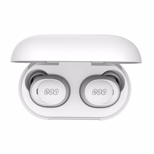 QCY T27 "ArcBuds Lite TWS" belaidės "Bluetooth 5.3" ausinės į ausis - baltos spalvos