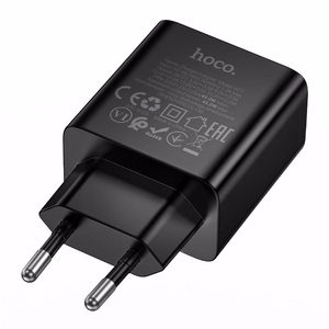 Telefono įkroviklis Hoco USB C QC PD 45W N77 juodas