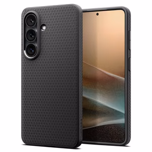 SPIGEN dėklas LIQUID AIR, skirtas SAMSUNG S26, matinis, juodas