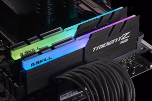 G.Skill Trident Z RGB (For AMD) F4-3200C16D-32GTZRX atminties modulis 32 GB DDR4 3200 MHz