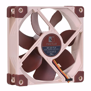 Noctua NF-A9 FLX kompiuterio aušinimo sistema, korpuso ventiliatorius 9,2 cm smėlio, rudas