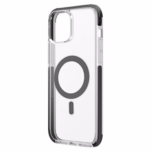 Uniq Combat dėklas telefonui iPhone 14 Pro 6.1" su Magclick įkrovimu - juoda / betono pilka