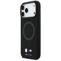 BMW M Silicon Logo MagSafe deklas iPhone 17 Pro Max - juodas