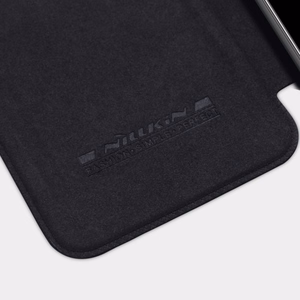 Nillkin Qin dėklas atverčiamas dėklas Xiaomi Redmi Note 11T 5G / 11S 5G / 11 5G (Kinija) / Poco M4 Pro 5G - juodas